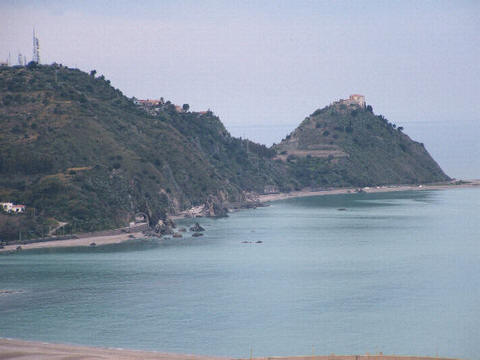 Capo d'Orlando: Veduta dall'alto della Baia di San Gregorio - Capo d'Orlando